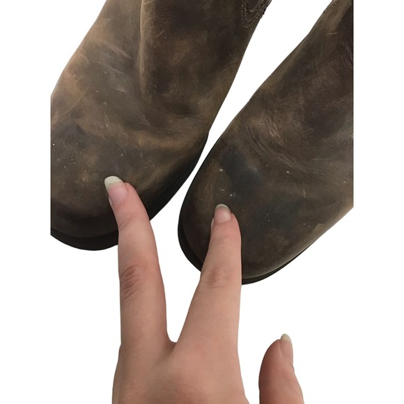 Nine West‎ Leather Boots with Heel Size 7.5 - Picture 5 of 7